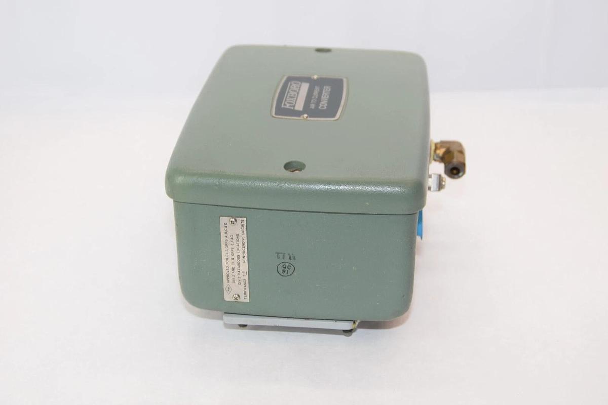 (NEW) FOXBORO E92-FFN2I 24-50Vdc 3-15pi 4-20Ma Air To Current Converter