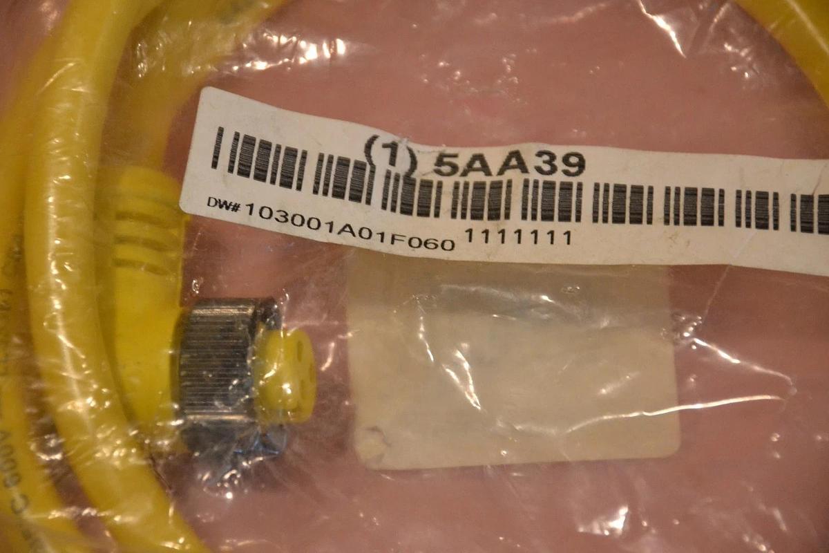 BRAD HARRISON WOODHEAD CONNECTIVITY CABLE 5AA39 103001A01F060 6FT NEW