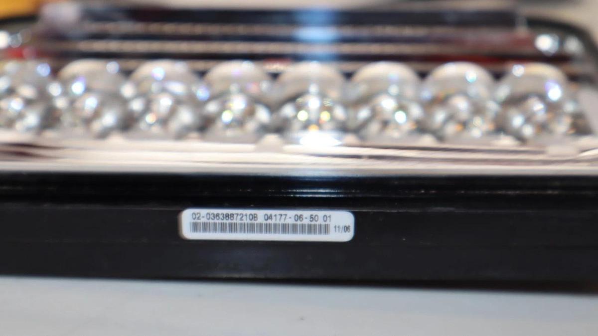 Used Whelen Linear Super LED Amber Cover 600 Series 60A02SAR 01-06841262A00 12Vdc