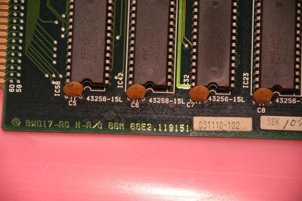 Used HITACHI Circuit Board Card BW017-A0 N-A/0 BBM 68E2.119151 D31110.102 SEIKO