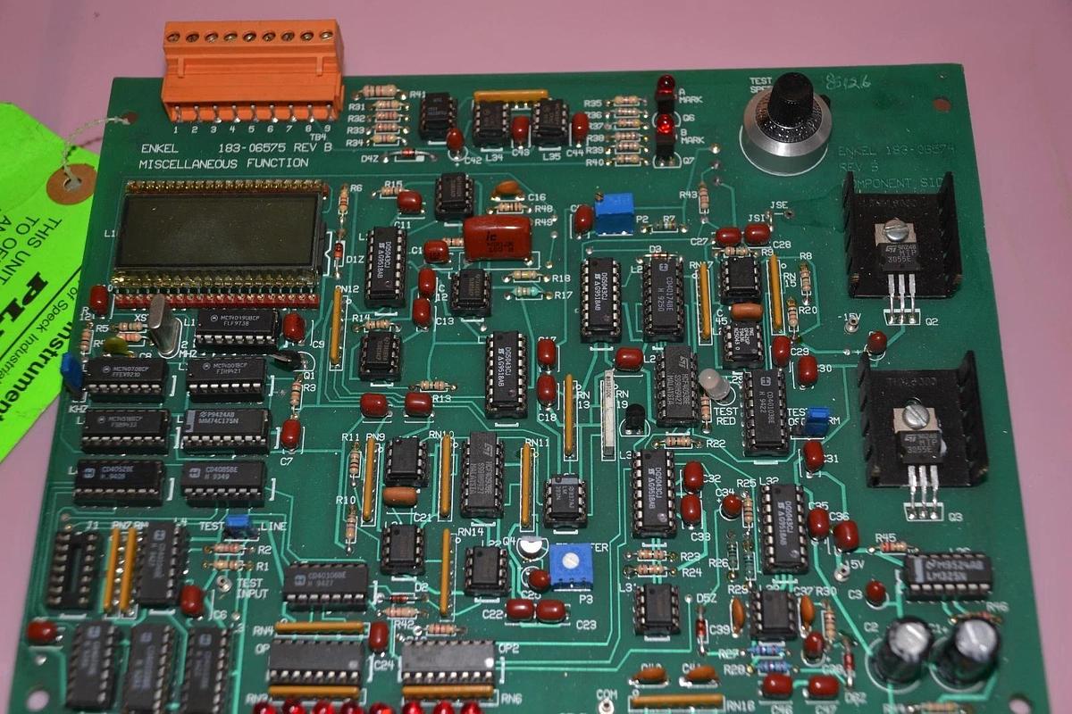 Refurbished ENKEL 183-06575 18306575 REV B MISCELLANEOUS FUNCTION PC BOARD CONTROL