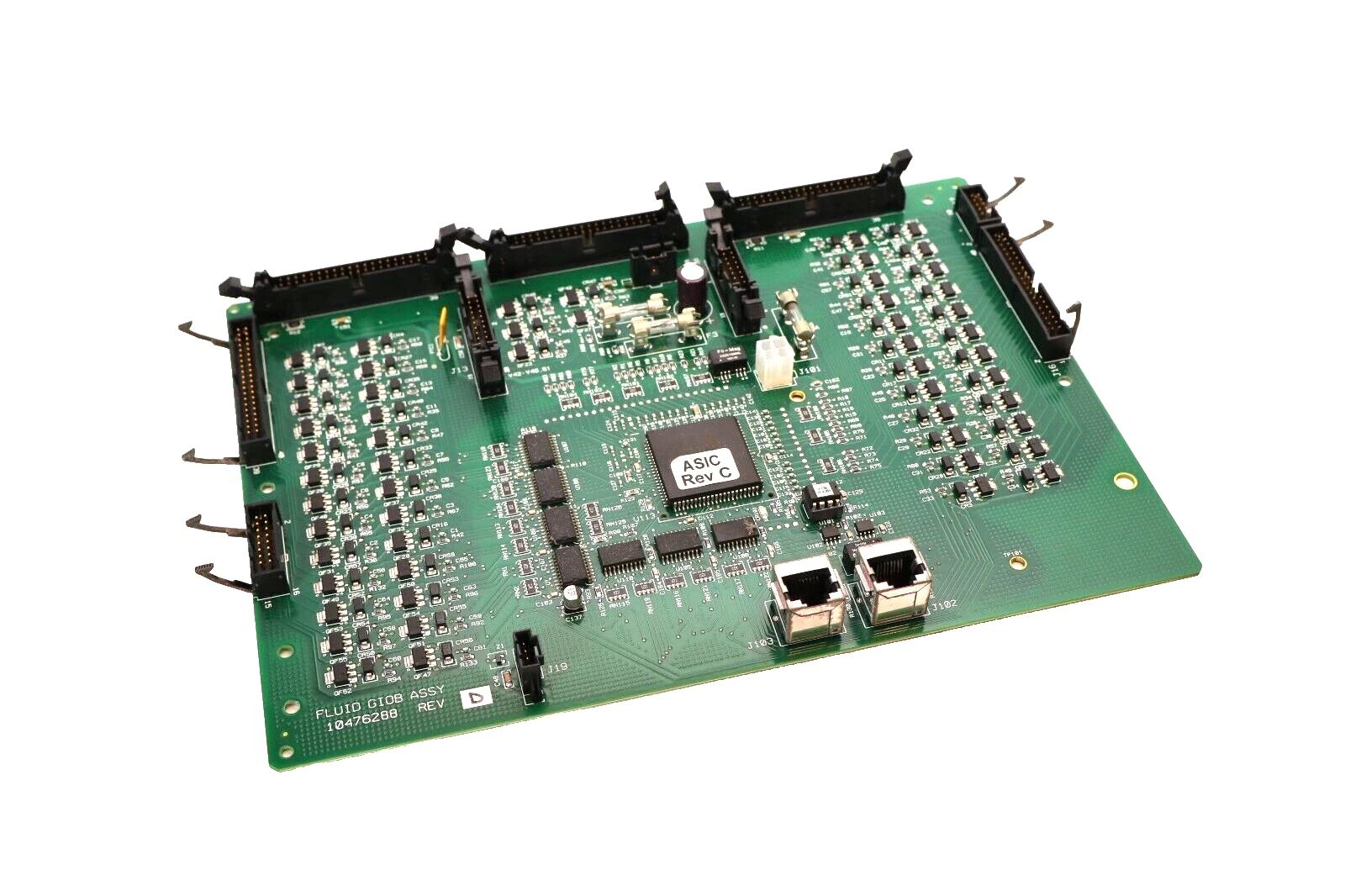 Used SIEMENS 10476288 Rev D PL07941613 Fluid Giob Assy Circuit Board /Card