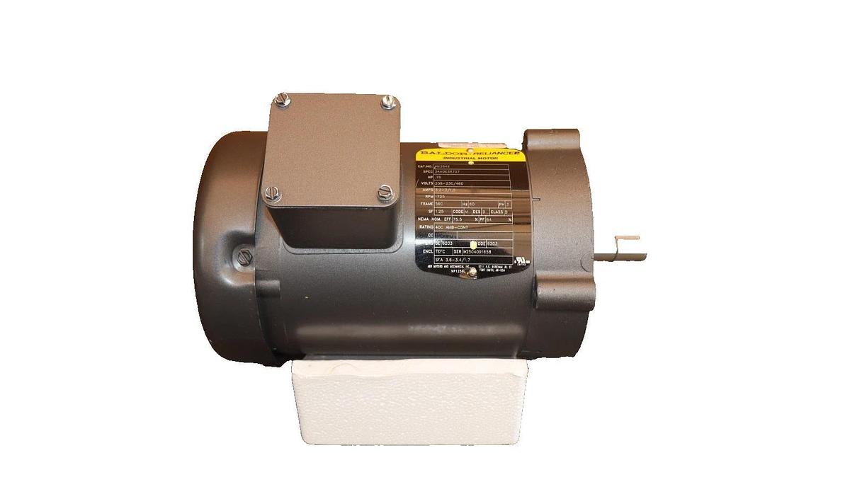 Baldor Reliance Industrial Motor VM3542 3/4hp .75hp 3ph 208-230/460v  (New)