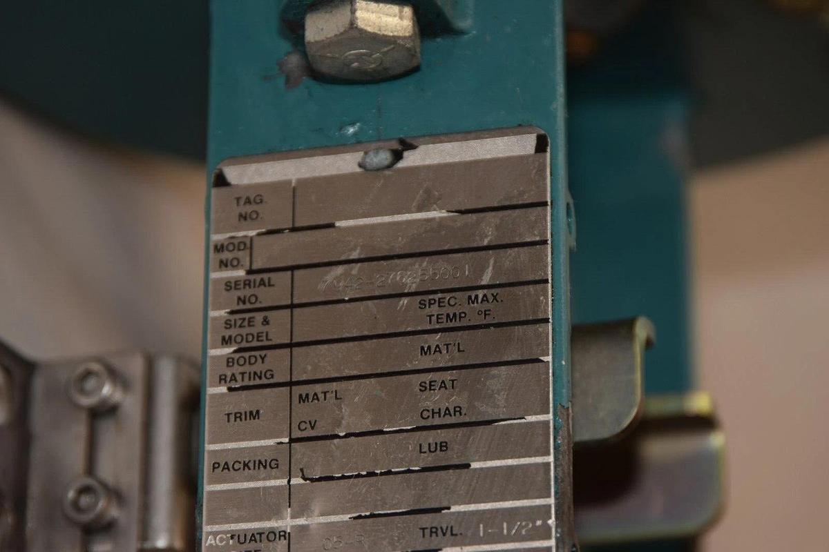 Used HONEYWELL 7942-276255001 05-R 1-1/2" 13 opens 5 closes 5-15psig Valve Actuator