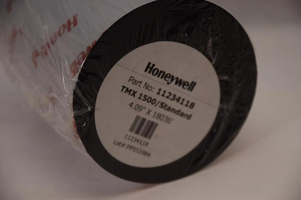 (NEW) HONEYWELL TMX1500 Standard 11234118 4.09" x 18036" Wax Ribbon