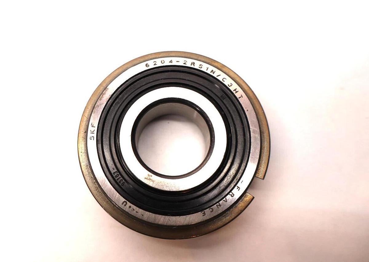 (NEW) SKF 6204-2RS1N/C3HT Deep Groove Ball Bearing
