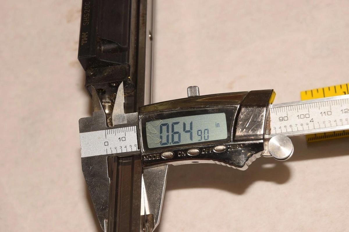 Used THK Linear glide rail " bearing THK Rail A2C 487 SHS20C 2C096