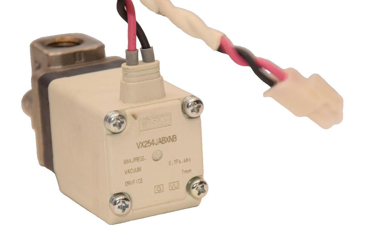 Used SMC Pilot Solenoid Valve VX254JABXNB 24vdc NO 8.5w
