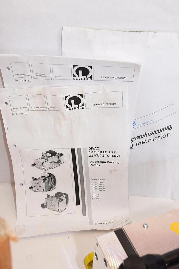 Leybold Oerlikon Vacuum Pump 12793 DIVAC 4.8VT 1279301004163258 115v .305kW *NEW