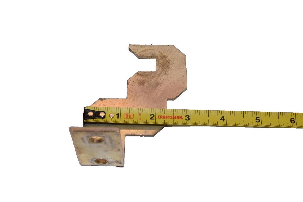 Used Buss Bar 4" x 2-3/8" x 2-1/2" Copper