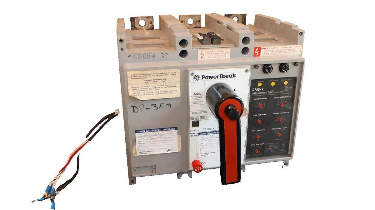 Refurbished GE General Electric Circuit Breaker Power Break 800A Amp TP88SSZE1 TR8S800