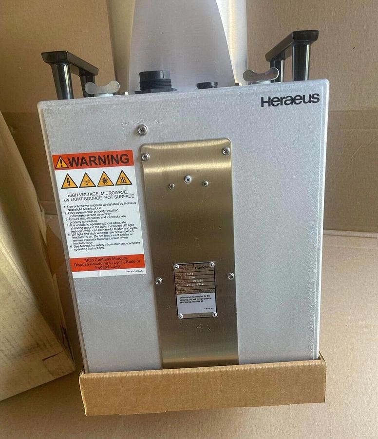 Heraeus UV Systems I251T UV Curing Light Lamp Fixture IRRADIATOR I25X (NEW)