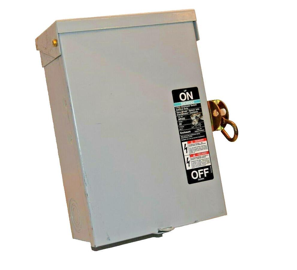 SIEMENS NR322 3R Series B 60A 60 Amp ITE Enclosed Fused Switch (NOS)