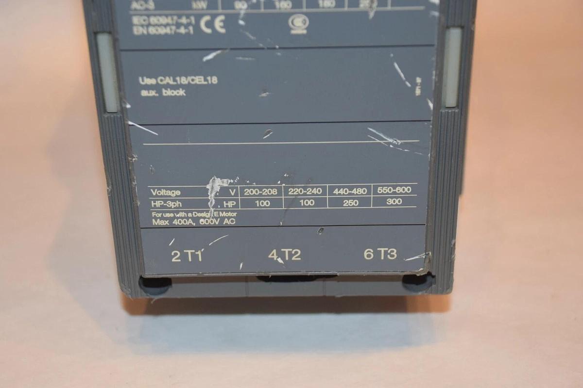 Used ABB A320-30 110V 50Hz 110-120V 60Hz 110-250V CONTACTOR