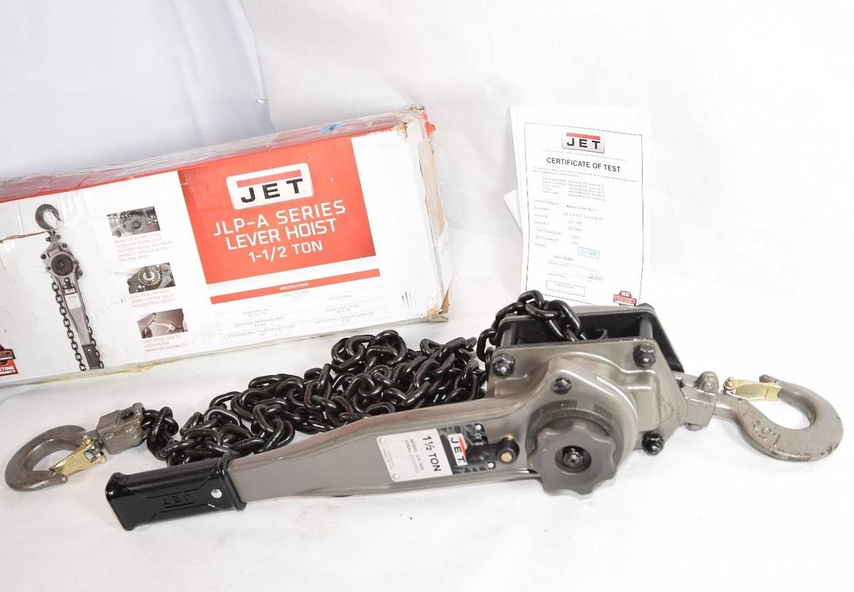 JET 1-1/2 1.5 Ton Lever Hoist JLP-A Series 1.5T 1-1/2T 10' JLP-150A (New)