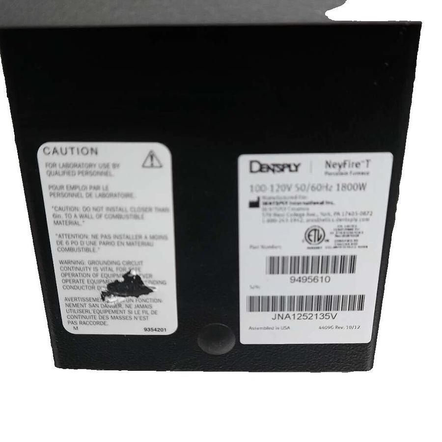 Used Dentsply NeyFire T 1200°C 1800W Porcelain Ceramic Sintering Furnace 9495610