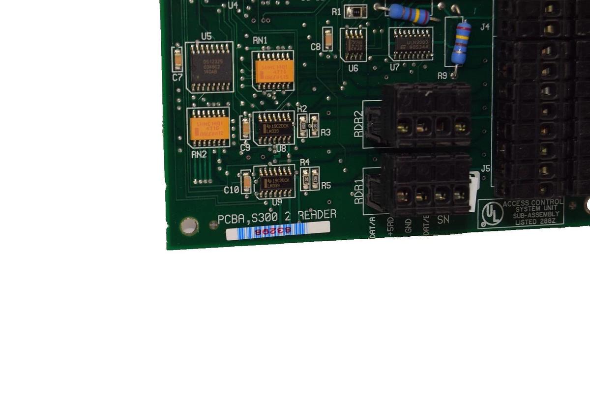 Used Johnson Controls PCBA S300 2 Reader Access Control Circuit Board PCBAS300