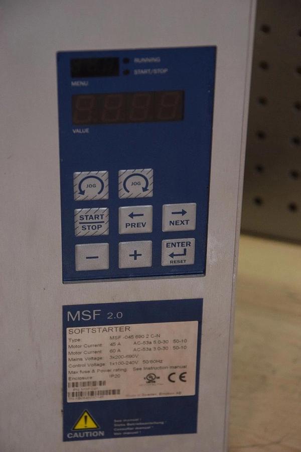 Used EMOTRON MSF045 MSF-045 690 2 C-N MSF 2.0 SOFTSTARTER DRIVE MSF-0456902C-N
