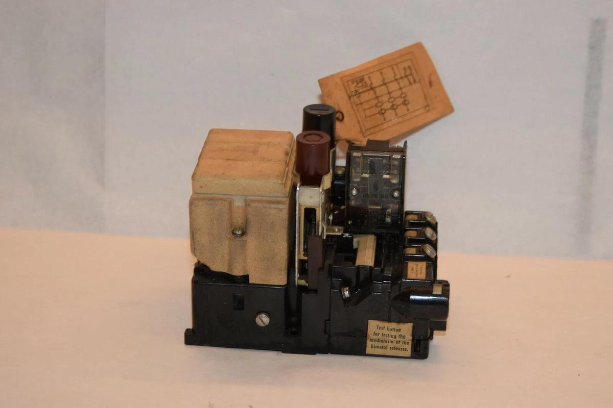 (NEW) SIEMENS Vintage R920III R920111 10-15Aam Overload Relay