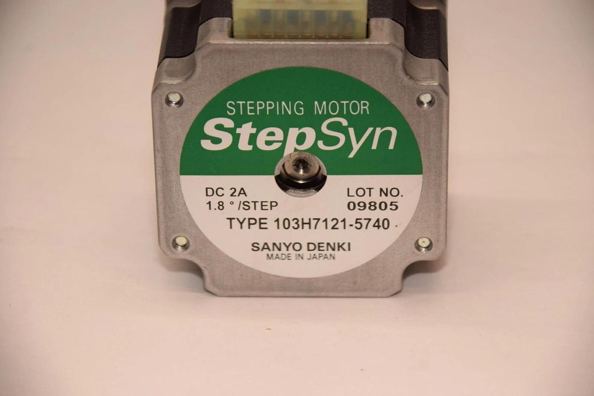 Used SANYO DENKI 103H7121-5740 2A StepSyn Stepping Motor