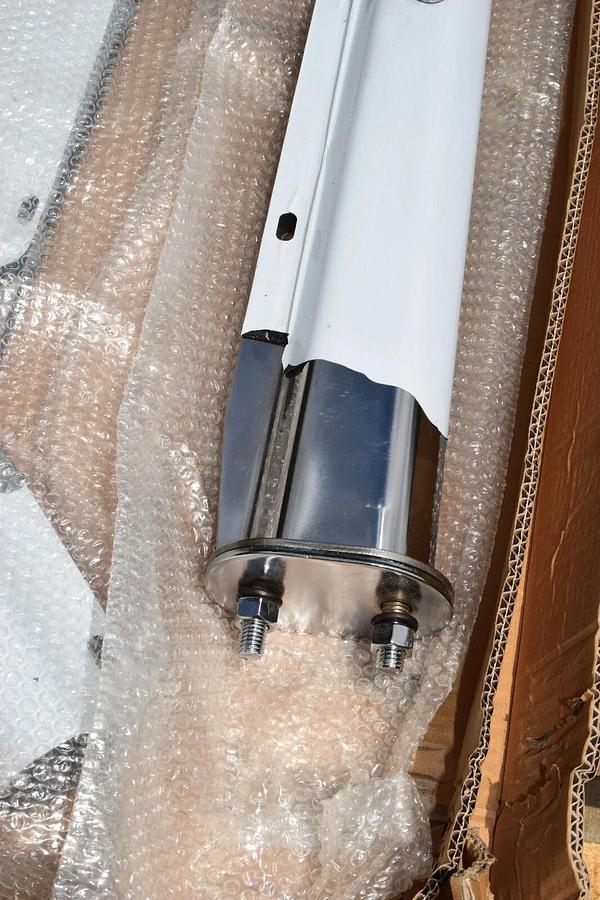 (NEW) TBOZZ TBZ-13647S , X002BM6073 Stainless Angled Mud Flap Hanger *Set*