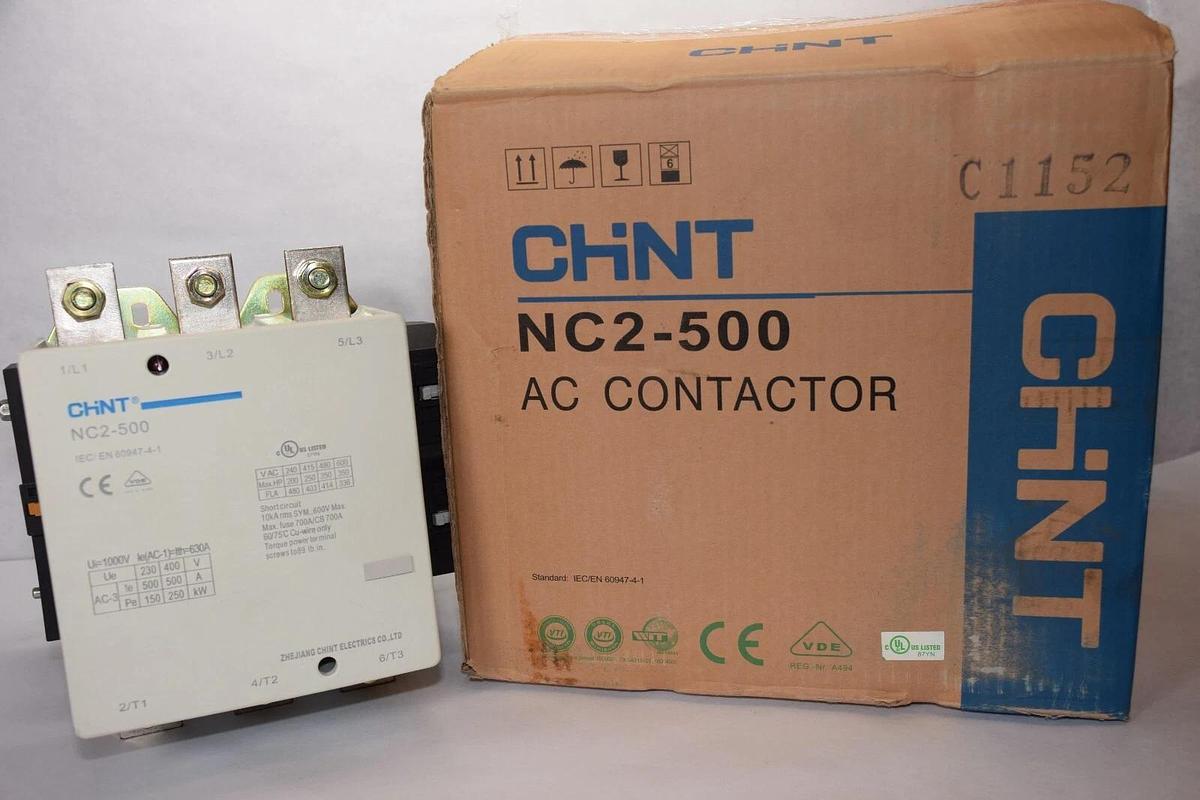 (NEW) CHINT NC2-500 , NC2500 NC2500 120V 50/60Hz AC Contactor