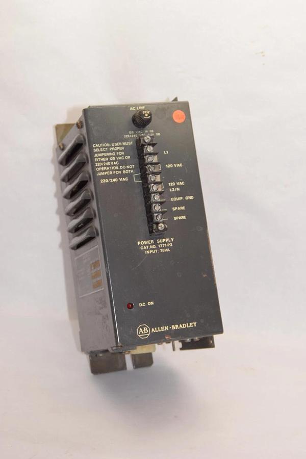 Used ALLEN BRADLEY 1771-P2 1771P2 Series A 75Va Power Supply