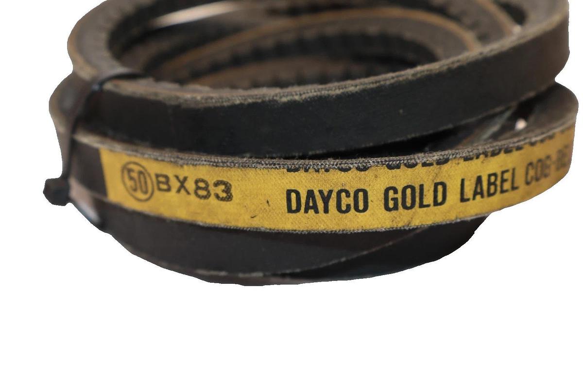 Dayco Cogged Belt V-Belt  BX83 BX-83 Gold Label USA (New)