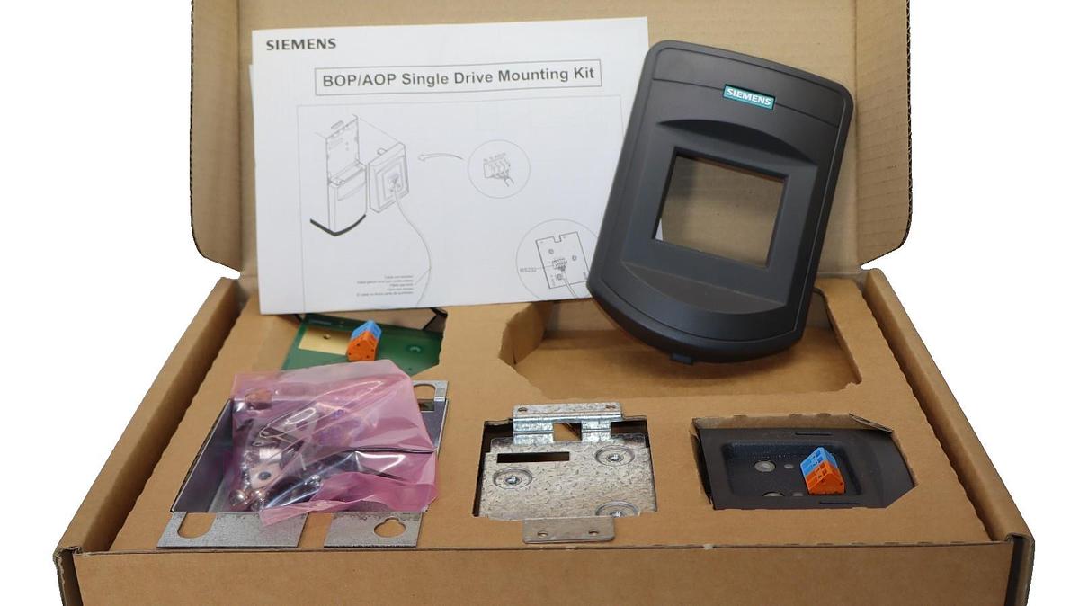 Siemens 6SE6400-0PM00-0AA0 Micromaster 4 BOP/AOP Single Door Mounting Kit (New)