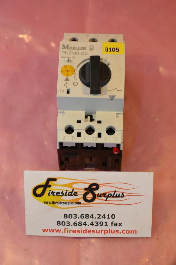 Used KLOCKNER-MOELLER RELAY MODULE PKZM0-2,5 PKZM0 2 5 PKZM025