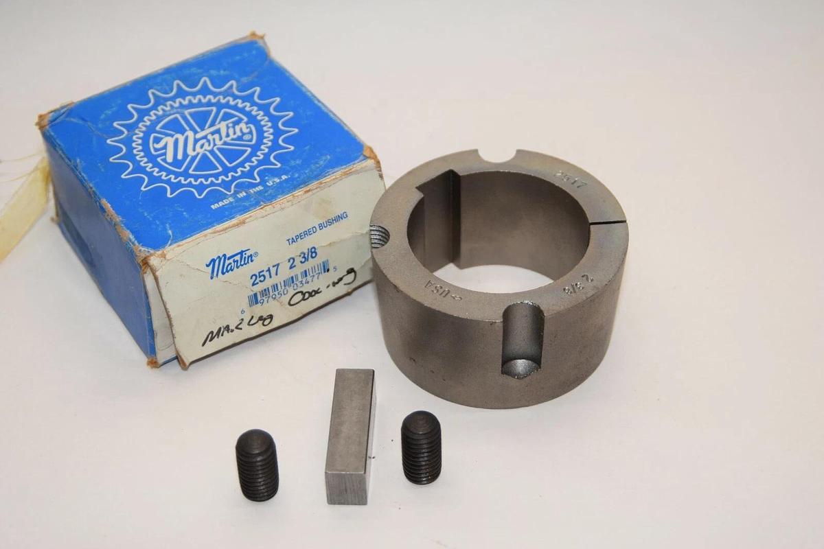 (NEW) MARTIN 2517 2-3/8 2-3/8" Tapered Bushing