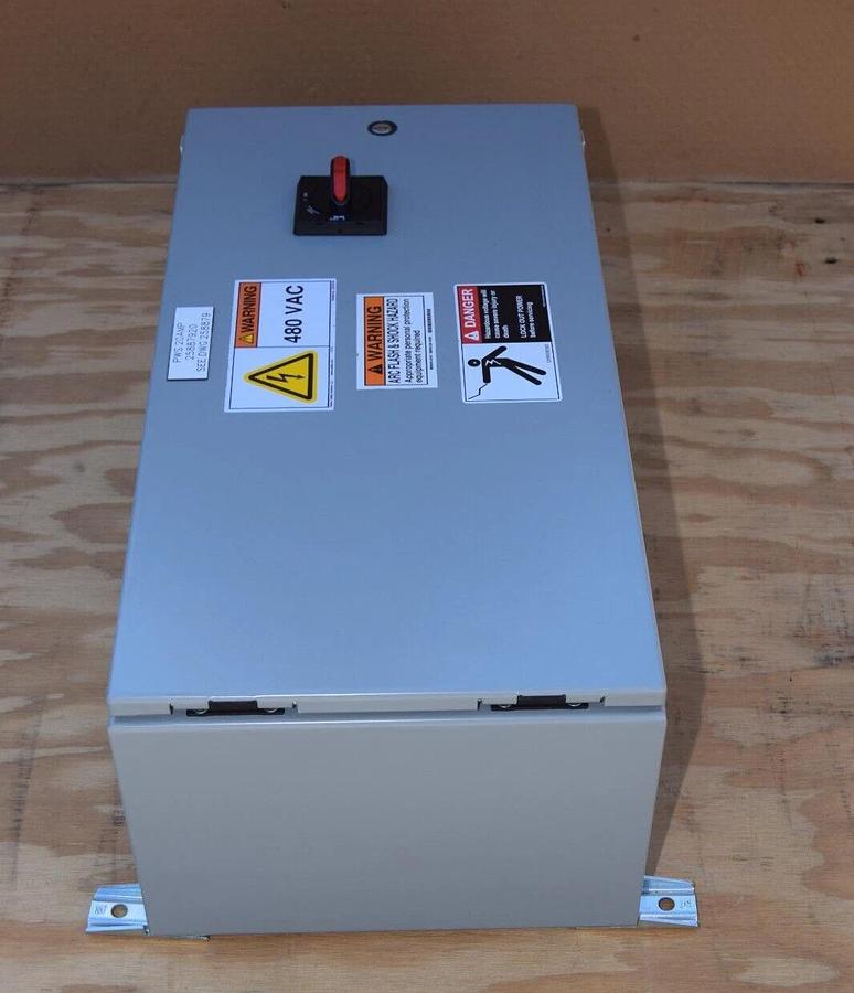 HOFFMAN CSD12248 Enclosure w/ 24v Power Supply 20A Disconnect 480v 3RV2711-1DD10