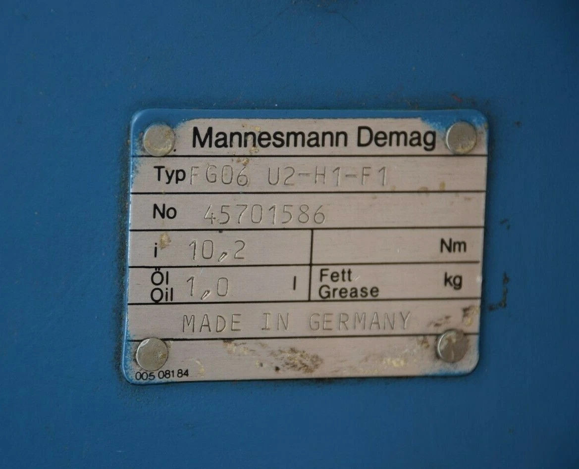 DeMag R4224 DRF-200 45701586 Friction Wheel Drive FG06 U2-H1-F1 45701586
