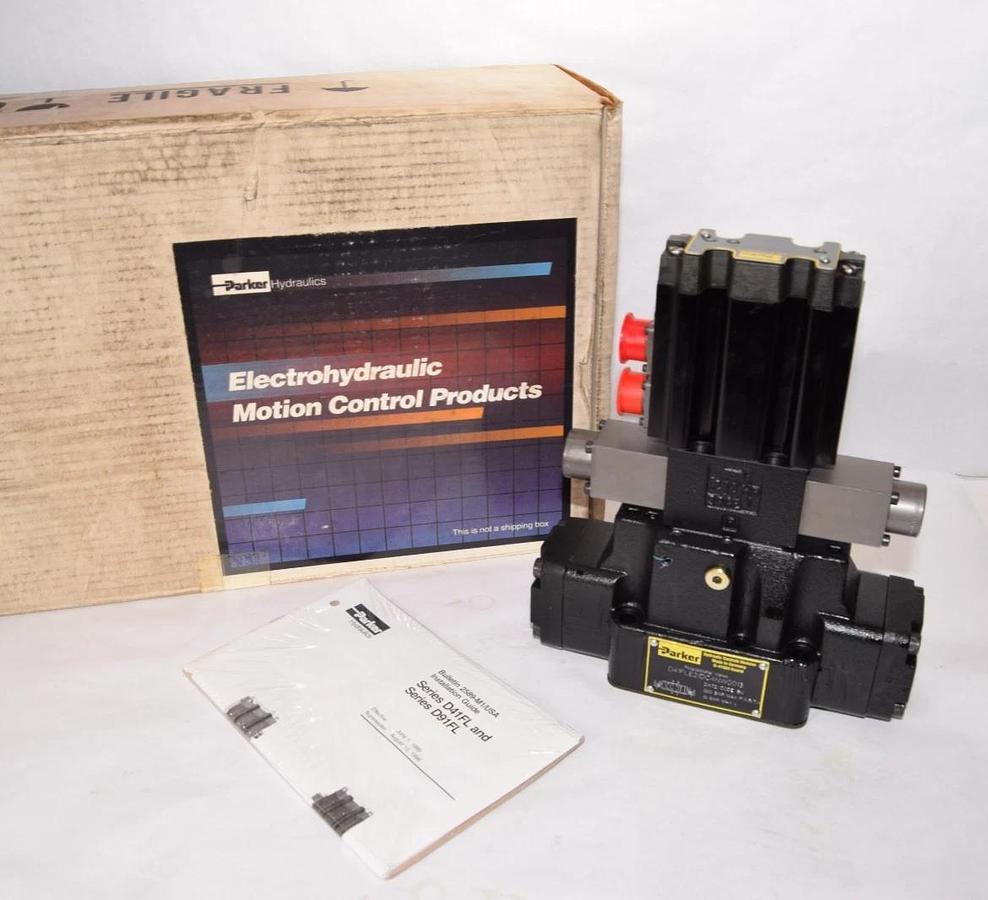 PARKER Proportional Servo Valve D41FLE21DC4NW0013 D1FVE02BCVW0A13 (NIB)