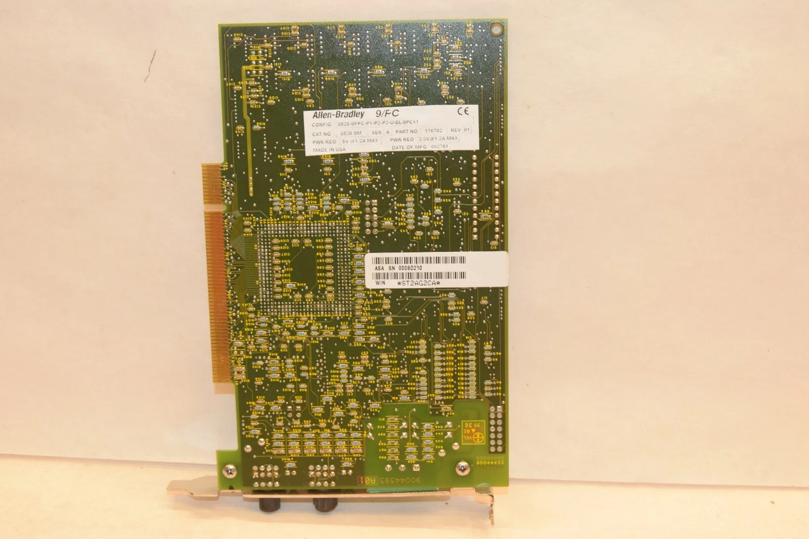 Used Allen Bradley 9/Series card 8520-9FPC-P1-P2-P3-U-8L-9PEX1 8520 9M, 176702, 9/PC