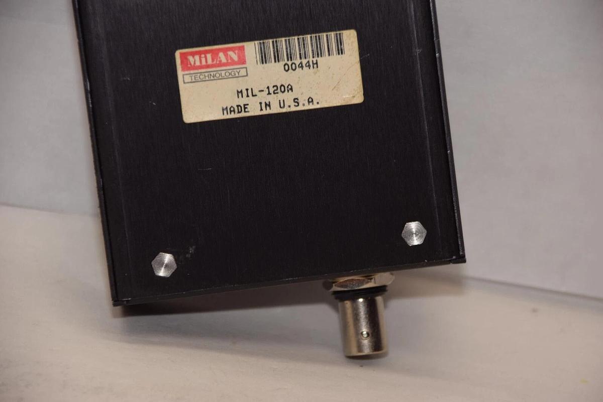 Used MILAN MIL-120A Thin Twist Coax to 10BaseT Converter