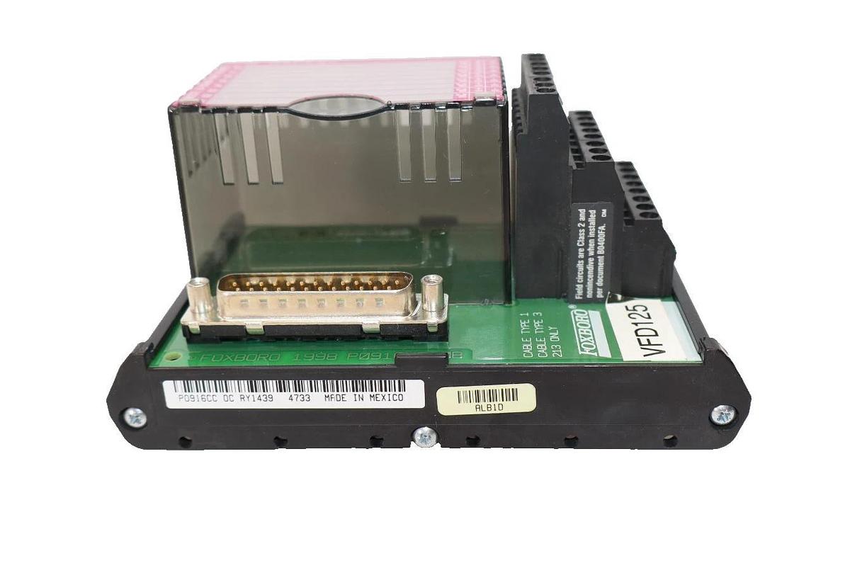 Used FOXBORO INVENSYS FBM237 P0916CC 0C RY1439 0-20mA Red. Ready 8 8pt Output Module