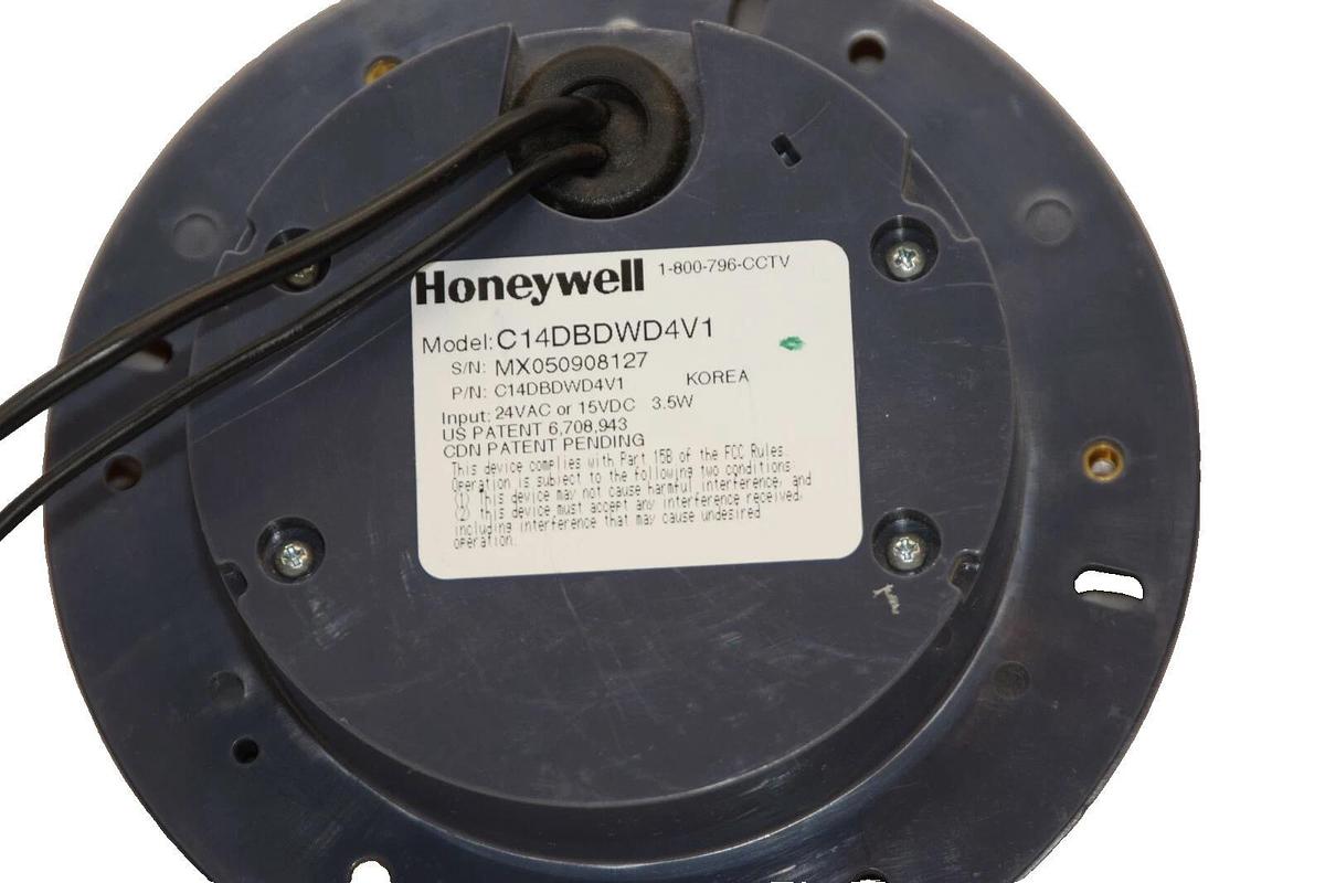 Used HONEYWELL C14DBDWD4V1 24Vac 15Vdc 3.5W Dome Camera