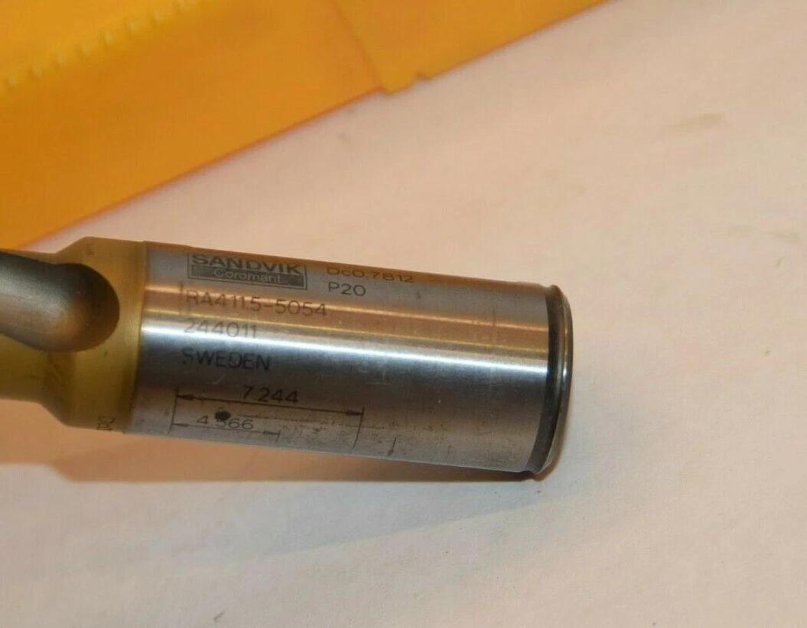(NEW) SANDVIK RA411.5-5054D0.7812 P20 Carbide Tip Coolant Thru Drill Bit