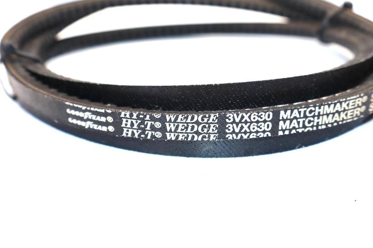 Goodyear 3VX630 HY-T Wedge Matchmaker Cogged V-Belt (New - Lot of 2)
