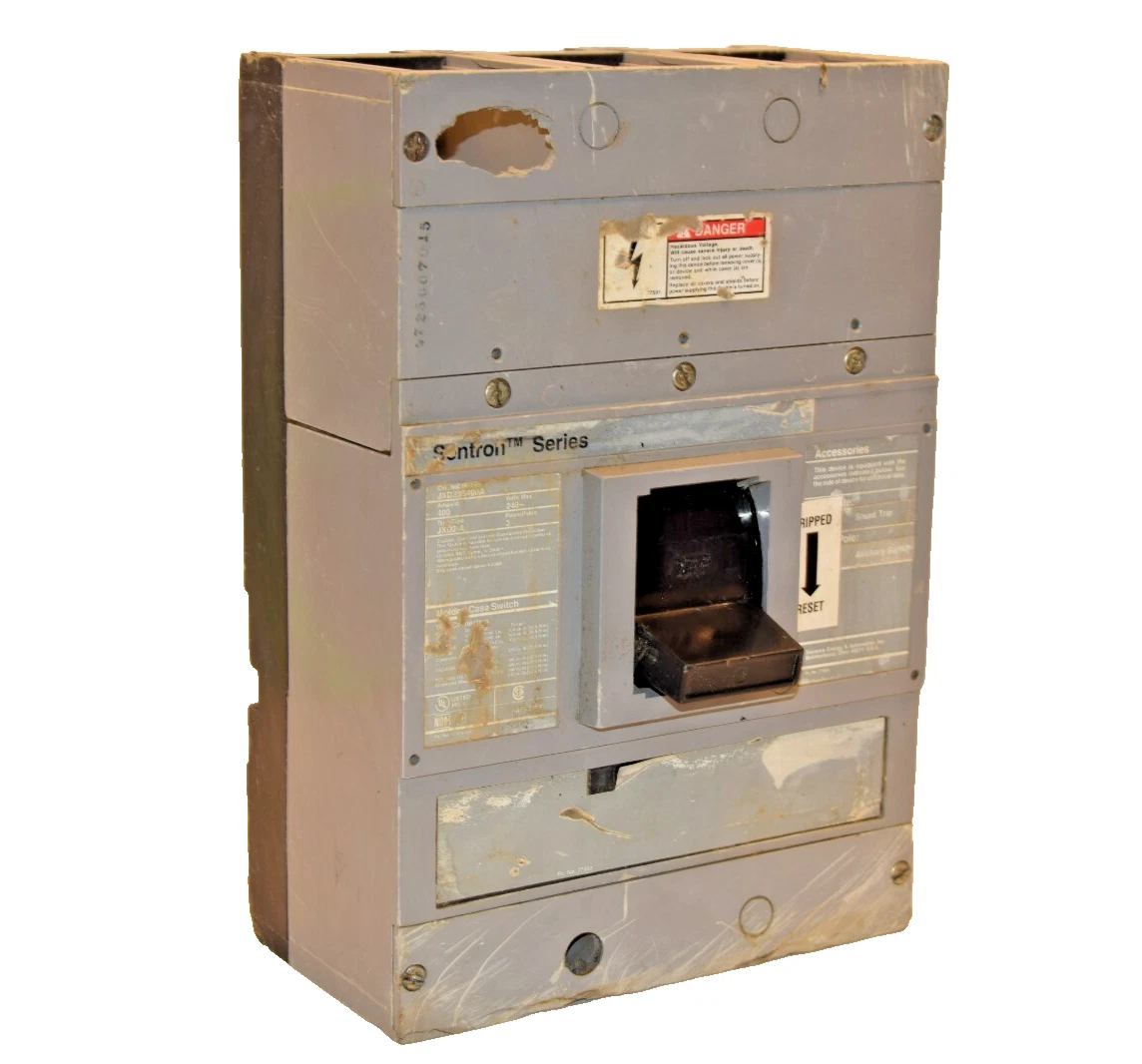Used Siemens JXD23S400A Molded Switch Case Sentron 400A 400 Amp 400 A 240vac JXD2-A