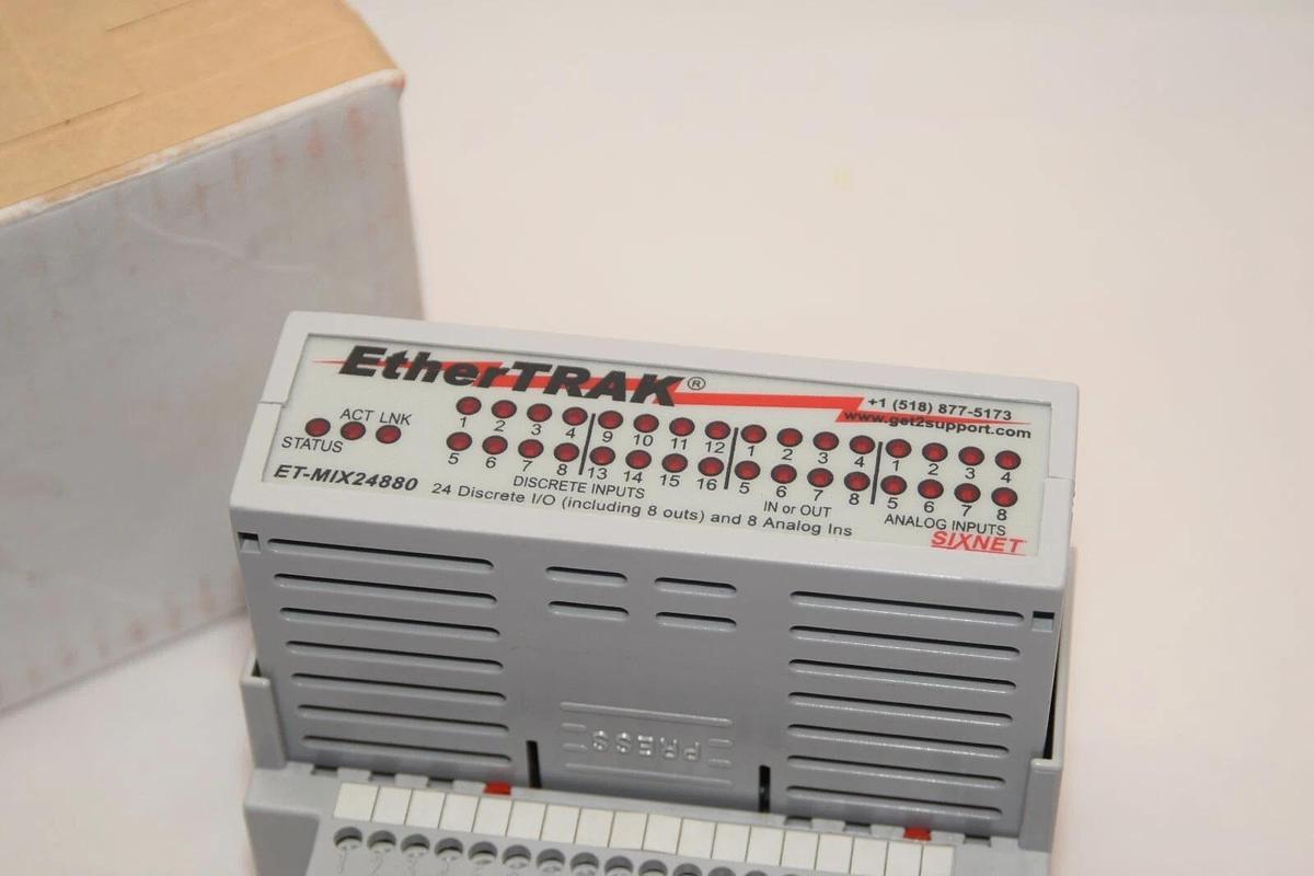 Ethertrak SIXNET  Red Lion  ET-MIX24880-D Direct Ethernet Module24 Discrete I/O