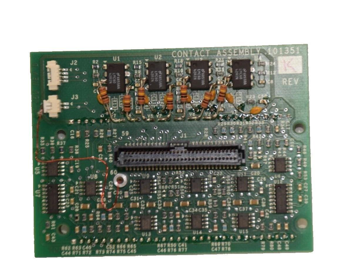 Used Contact Assembly PCB Circuit Board Card 101351