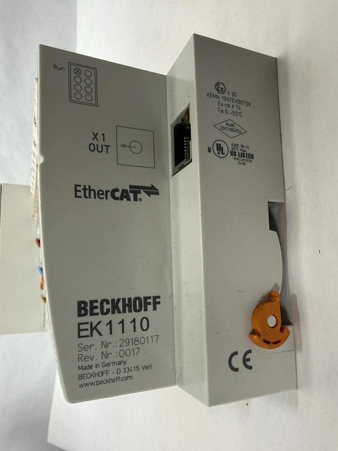 Used Beckhoff CX5140-0125/4GB PLC Controller CX5140-0125/ 4GB EL1809 EL2809 EL1904