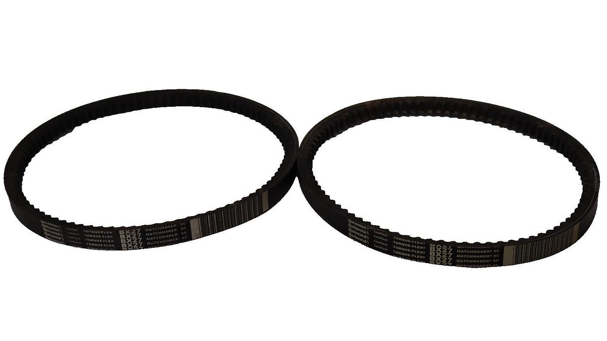 Continental BX27 Torque-Flex Matchmaker SC Cogged Belt V-Belt (New - Lot of 2)