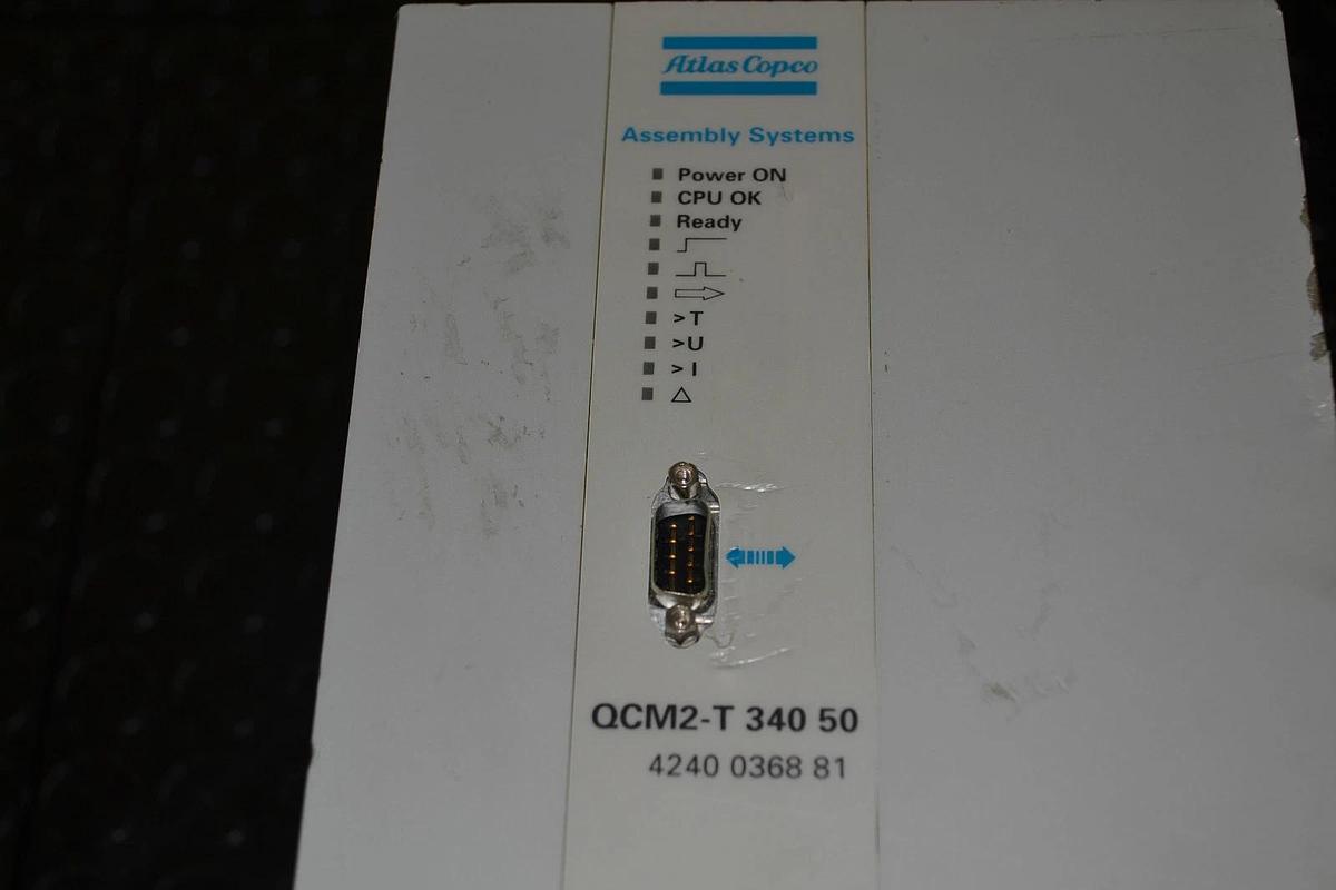 Used ATLAS COPCO CONTROLS 4240 0368 81 4240036881 QCM2-T 34050 QCM2T34050