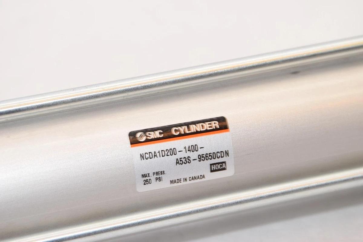 (NEW) SMC NCDA1D200-1400-A53S-95650CDN 250psi Pneumatic Tie Rod Cylinder