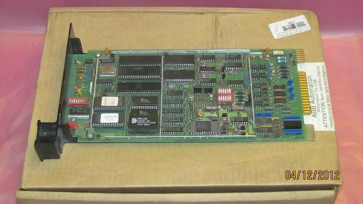 Used BAILEY CONTROLLER MODULE NETWORK 90 CIRCUIT BOARD CARD NCOM04 6635405B1