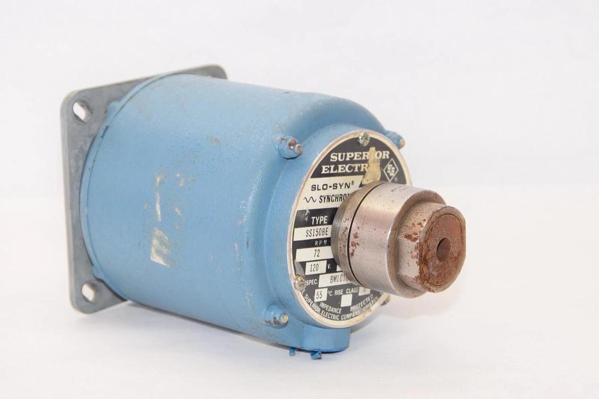 Used SUPERIOR ELECTRIC SLO-SYN SS150BE 72 RPM 120V 120 V BM101004