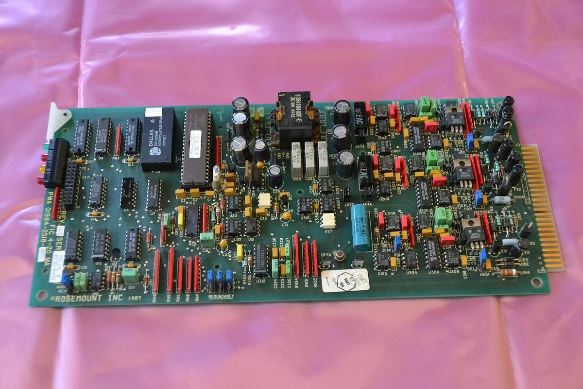 Used FISHER ROSEMOUNT CIRCUIT BOARD PWA 01984-2518-0002 PWA0198425180002 REV. N/M